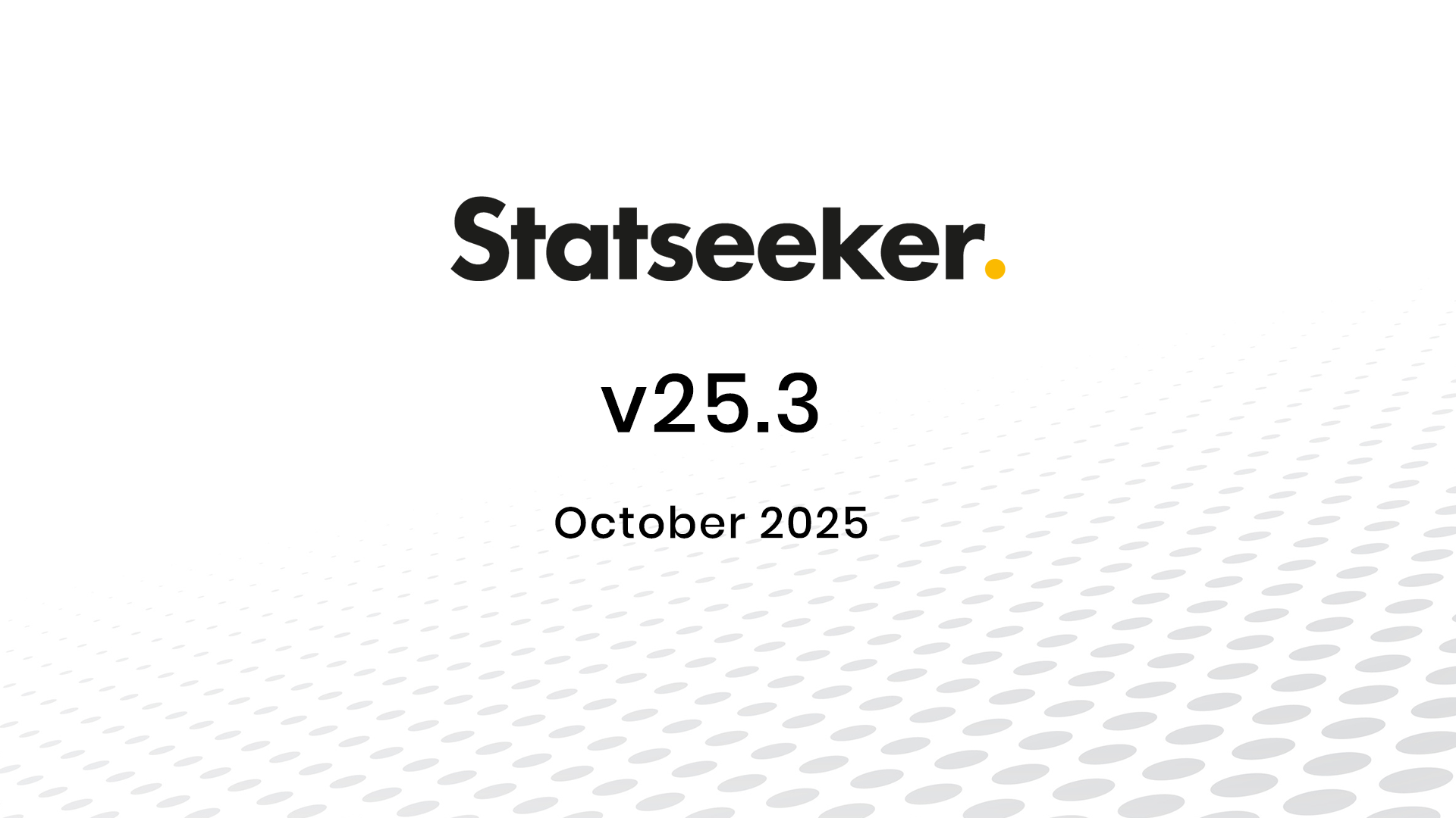 Statseeker v25.3 October 2025